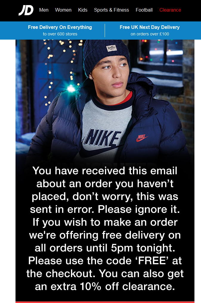 JD Sports sent me the worst marketing emails ever!